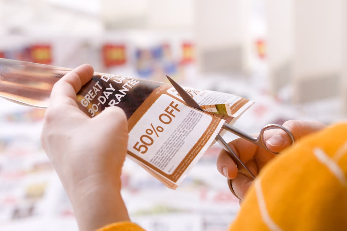 Clipping a 12% Coupon on a Big Pharma Name