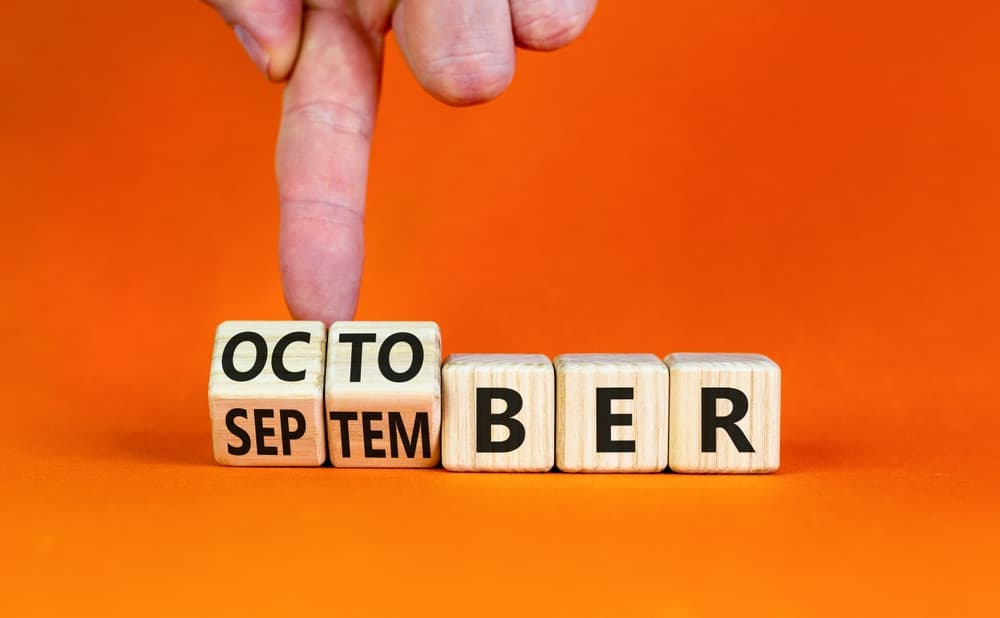 September turns to October